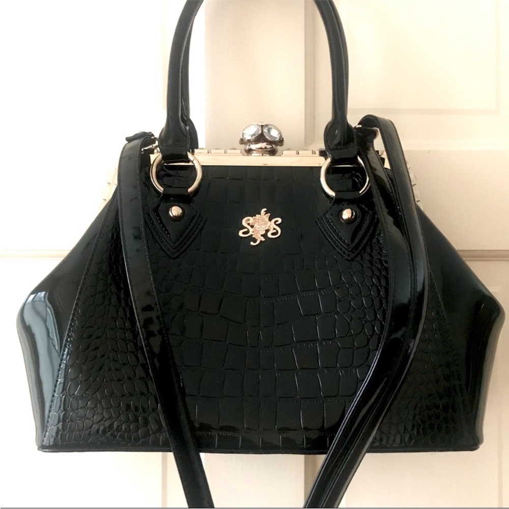 🥀/Satchel /Shoulder Bag / Large Rhinestone  Embellished🥀🥀🥀🥀